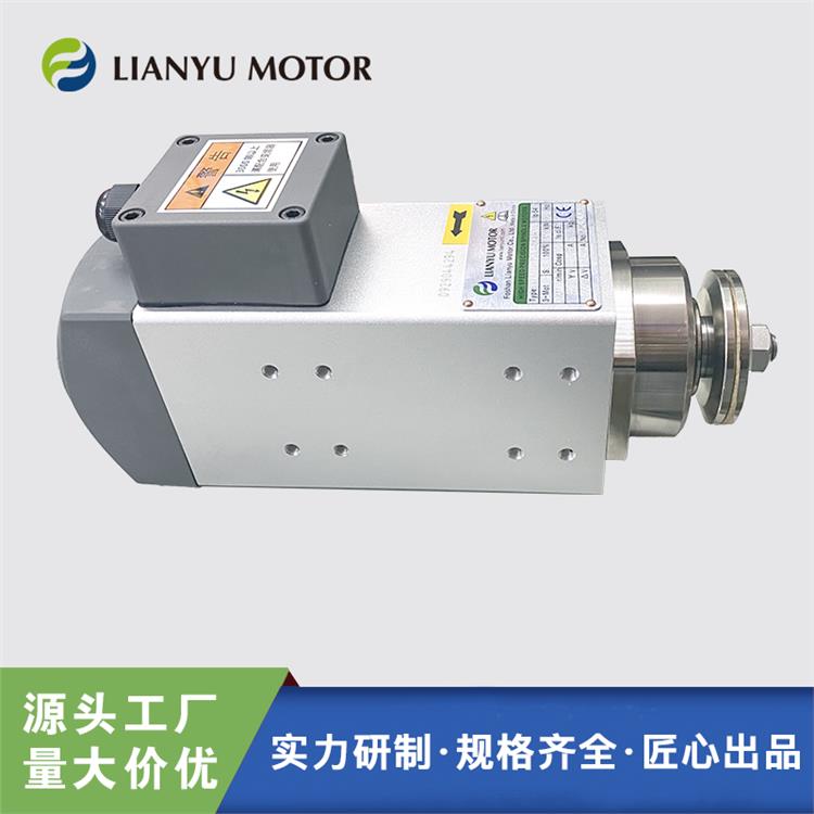 LIANYU MOTOR 三相風(fēng)冷鋸切電機 夾鋸片裝百葉輪砂輪高速電機 工廠