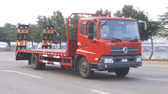 東風(fēng)單橋挖機(jī)平板拖車大力神挖機(jī)道路運(yùn)輸車配置