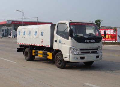 時代小卡車廂可卸式垃圾車 擺臂式垃圾車 垃圾車價格 東風(fēng)尖頭垃圾車