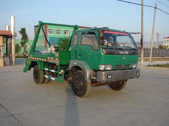 東風擺臂式垃圾車 灑水車廠家 免征垃圾車 垃圾車價格 垃圾車圖片