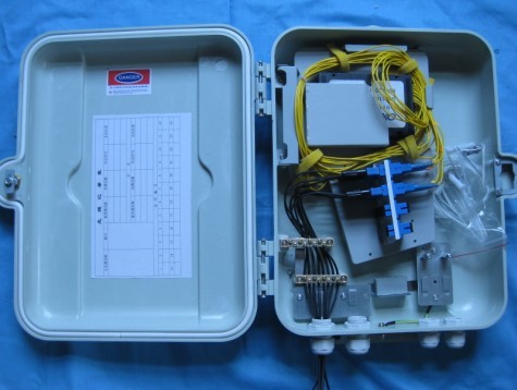 SMC=室外16芯光纖分線箱，36芯防水光纖終端盒ABS光纖樓道箱