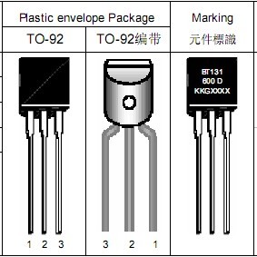 BT131-600/1A/600V/pɿع/TO-92