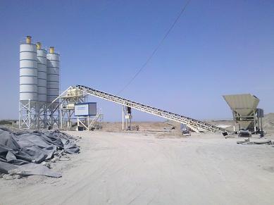 HLS60 concrete mixing plant