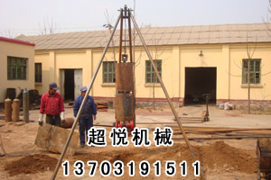 供應(yīng)建筑三角架打樁機，三角架打樁機價格報價及視頻