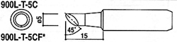 HAKKO白光烙鐵頭900L-T-5C烙鐵咀