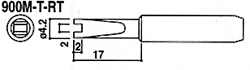 HAKKO白光烙鐵頭900M-T-RT烙鐵咀