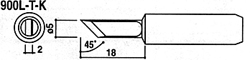 HAKKO白光900L-T-K無鉛烙鐵頭|烙鐵頭|烙鐵咀