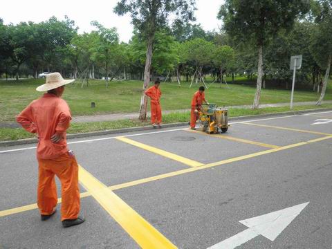 清遠(yuǎn)道路劃線(xiàn)，交通標(biāo)線(xiàn)，馬路劃線(xiàn)