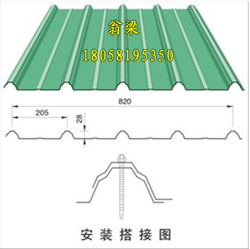 25-205-820波浪板彩鋼波浪板彩鋼板