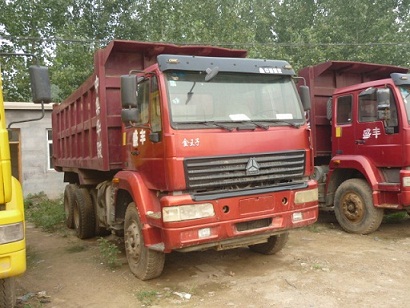 二手金王子后八輪自卸車工程車