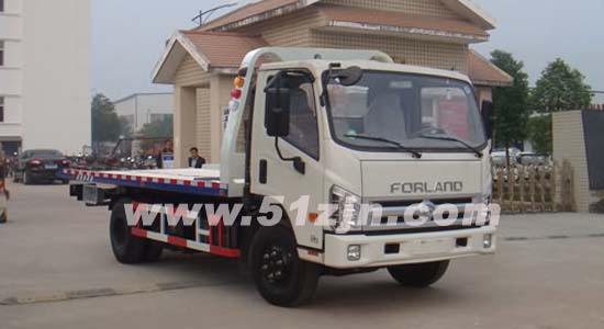 供應國四福田平板清障車_清障車廠家_清障車