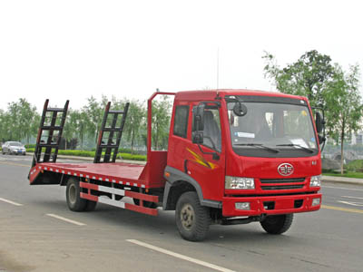 前二后八平板車 前二后八挖機拖車 前二后八挖機運輸車