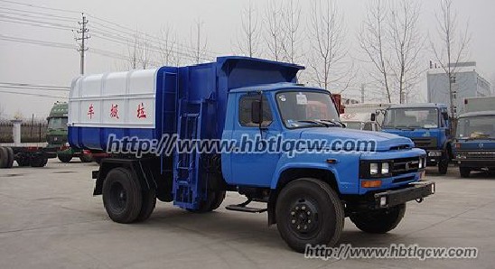 廠家直銷(xiāo)垃圾車(chē)www.hbtlqcw.com密封式垃圾車(chē) 自卸式