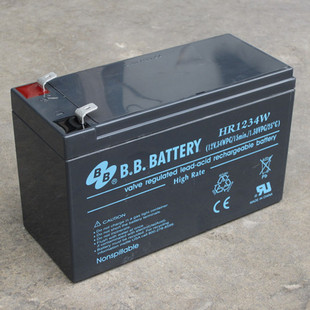 BB BATTERY 蓄電池HR1234W 12V7AH