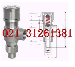 A21F、A21H、A21W、A21Y彈簧微啟式外螺紋安全閥