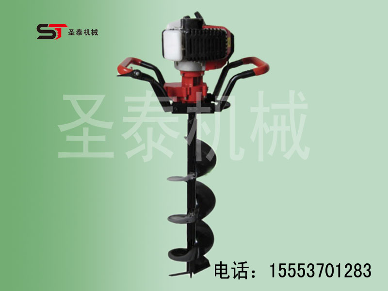 江蘇挖坑機生產(chǎn)廠家  轉(zhuǎn)洞機 打眼機 挖坑機性能請咨詢圣泰機械