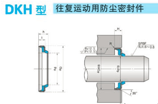 DKH密封件-DKH封專用密封件-nok系列密封件，規(guī)格齊全