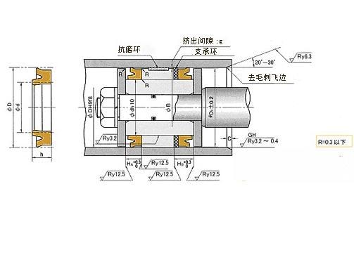 ODI型活塞專(zhuān)用密封-nok密封件-odi密封件