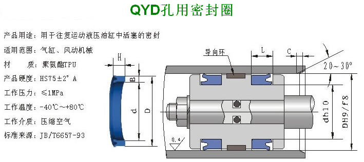 QY型孔用密封圈,QY型孔用密封圈