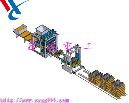 鑫運重工砌塊機設備開創(chuàng)出口新紀錄