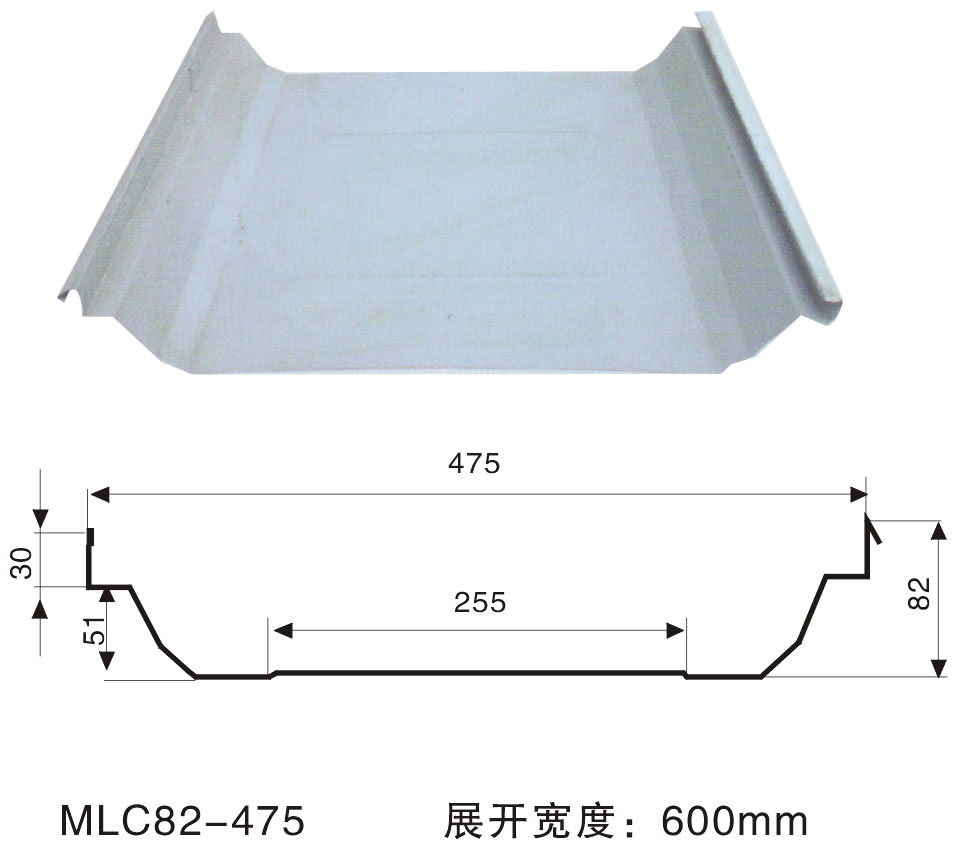 供應(yīng)475彩鋼壓型板