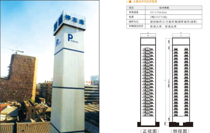 紹興垂直升降類立體車庫