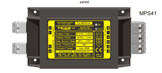 德國(guó)FEAS電源 福雅思SNT11012-H開(kāi)關(guān)電源