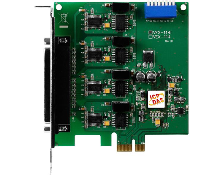 泓格VEX-114I高速隔離RS-232通訊卡