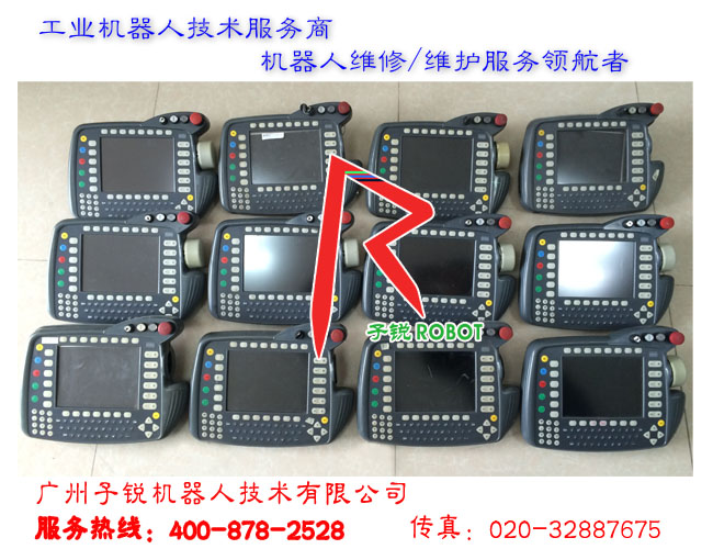 庫(kù)卡機(jī)器人示教編程器黑屏故障維修