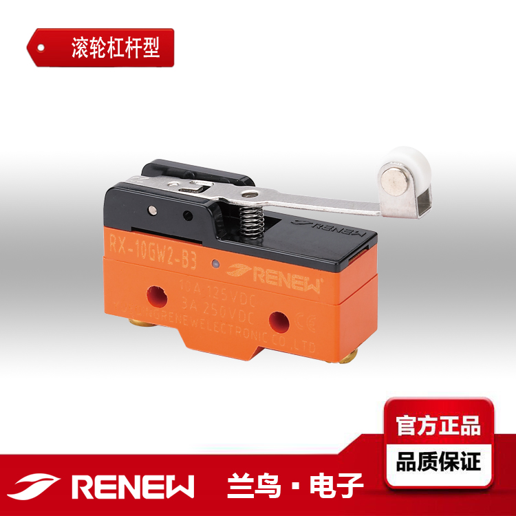 RENEW蘭鳥(niǎo)RX-10GW2-B3磁吹熄弧型微動(dòng)開(kāi)關(guān)