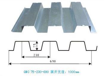 長(zhǎng)春YX75-230-690樓承板廠家