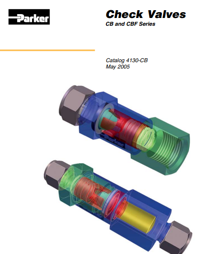 美國(guó)Parker派克止回閥CB /CBF系列
