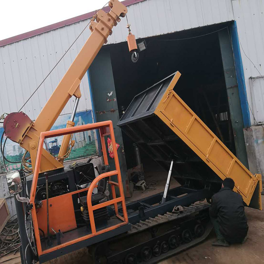 履帶隨車吊 3噸履帶隨車吊 農(nóng)用小吊車 小型履帶吊 履帶式吊車