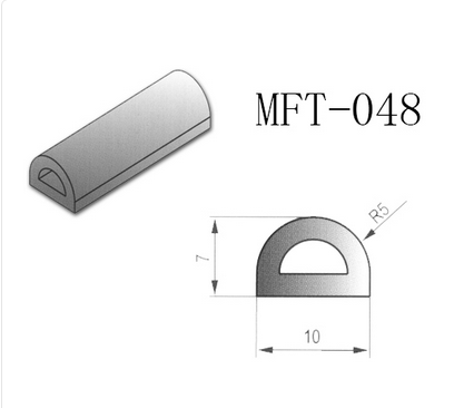 廠(chǎng)家直銷(xiāo)電器密封條MFT-048黑色發(fā)泡EPDM密封條耐高溫耐腐蝕