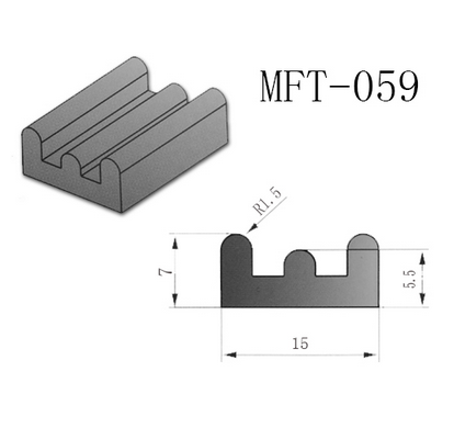 廠家直銷電器密封條MFT-059黑色發(fā)泡EPDM密封條耐高溫耐腐蝕