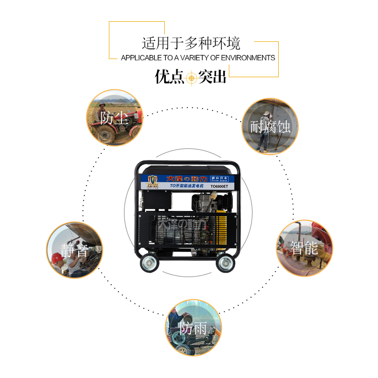 深圳開架式5kw柴油發(fā)電機圖片