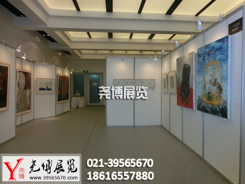 上海租畫展展架的商家 畫展布置商家