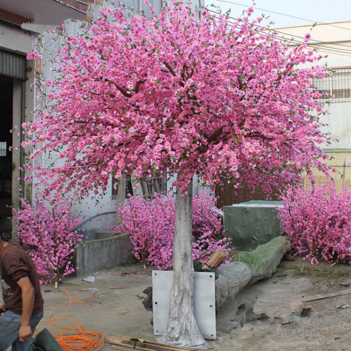 假桃花樹出售北京仿真椰子樹出售廠家