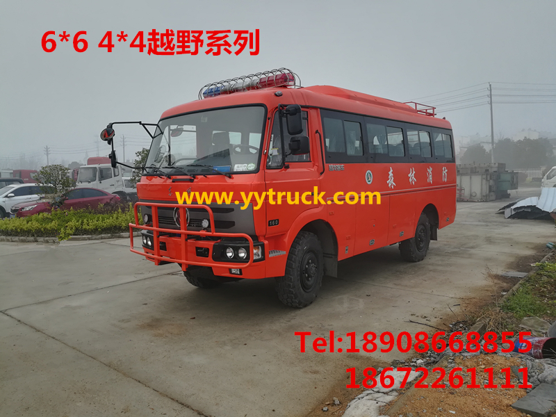 EQ6672ZTV型四驅越野客車10-19座國五越野客車