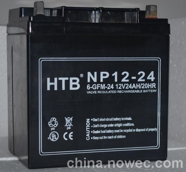 HTB蓄電池6-GFM-24廠家直供HTB蓄電池12V24AH原裝現(xiàn)貨