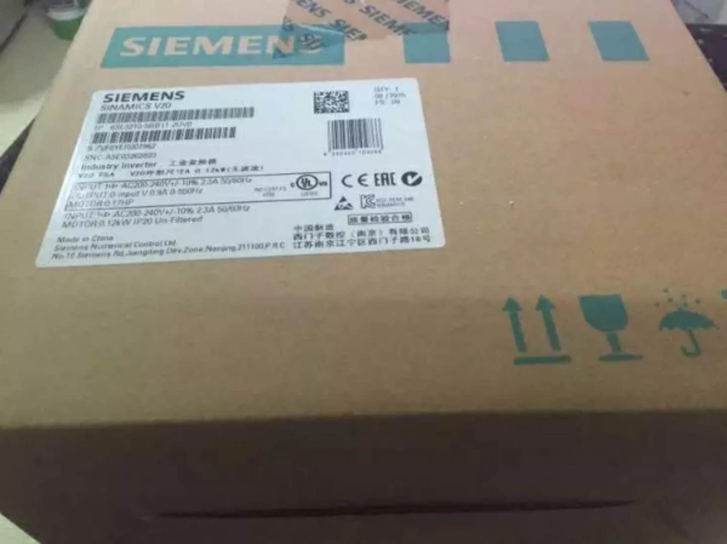 專業(yè)SIMATIC V20變頻器250W-3210-5BB12-5UV1維修