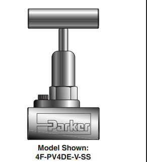 Parker旋塞閥4F-PV4DE-V-SS|廣州派克儀表閥