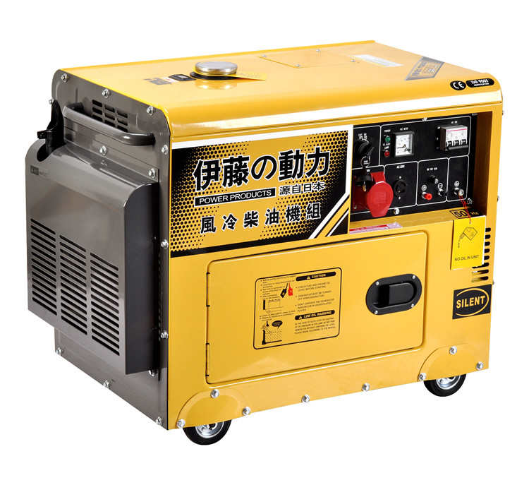 上海伊藤動(dòng)力YT6800T3柴油三相電靜音發(fā)電機(jī)