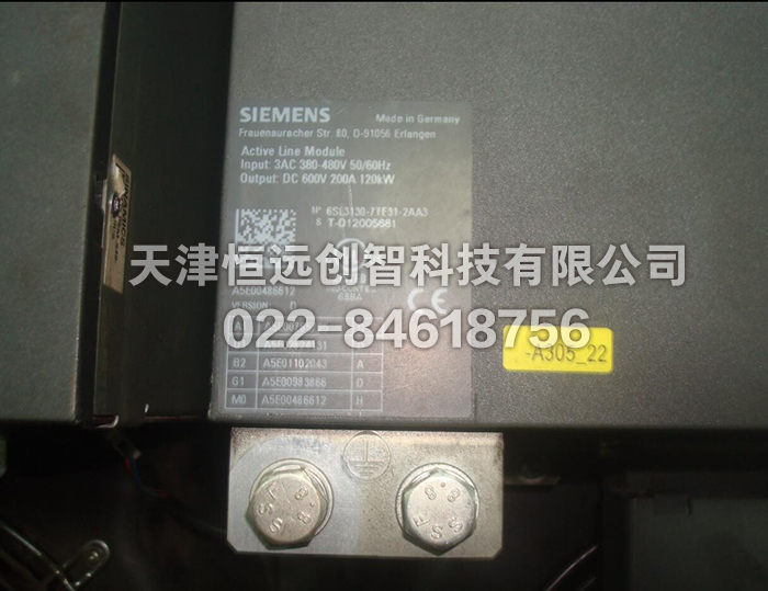 西門子S120電源模塊6SL3130-7TE31-2AA3維修