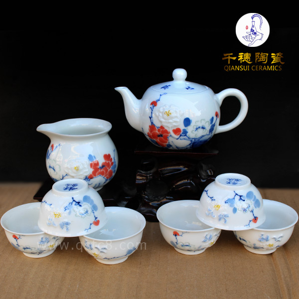 一壺四杯玉泥茶具批發(fā)價(jià)格 一壺四杯玉泥茶具批發(fā)定制