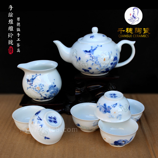 景德鎮(zhèn)玉泥茶具廠家供應(yīng)貨源 景德鎮(zhèn)玉泥茶具廠家生產(chǎn)那工藝