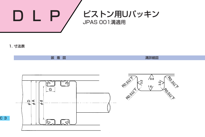 日本三菱mitsubishi DXP型和DLP型密封圈