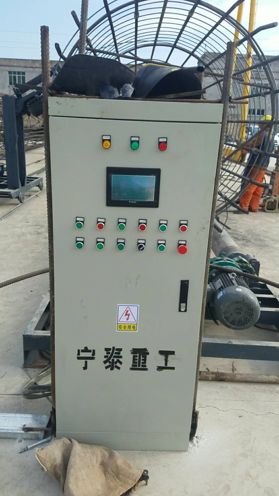 樁基鋼筋籠自動(dòng)成型機(jī) 鋼筋滾籠機(jī)高效