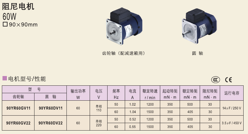 90YR60GV11   90YR60GV22  90YR60DV11精研電機