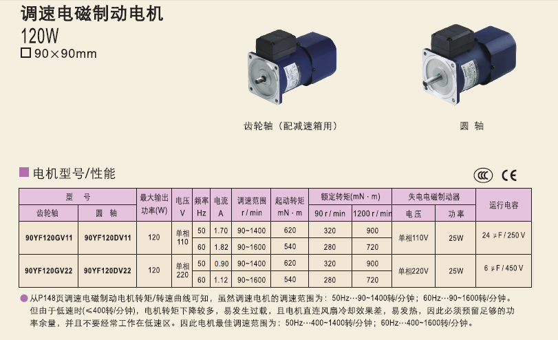 90YF120GV11精研電機(jī)90YF120GV22  90YF120DV11